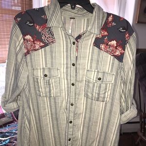 Free people button down